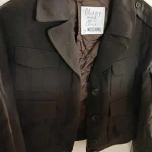 Moschino military jacket sz 6